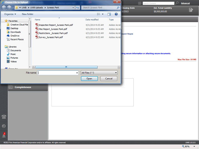 Screen image of this step