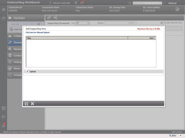 Screen image of this step