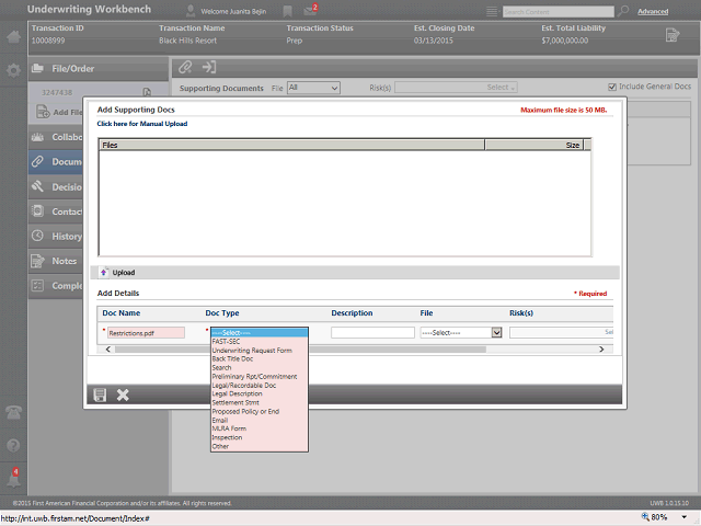 Screen image of this step