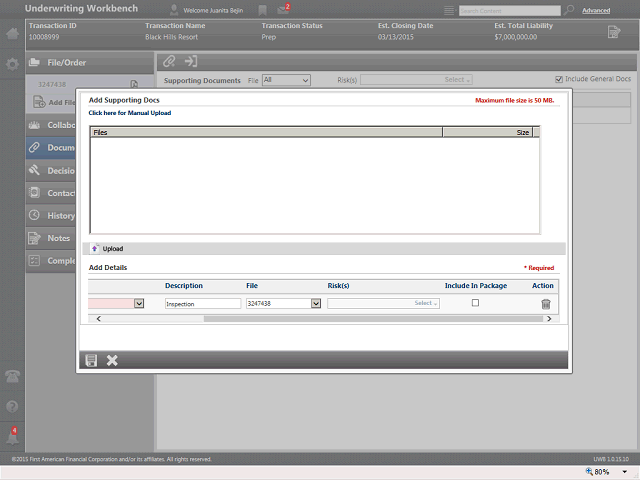 Screen image of this step