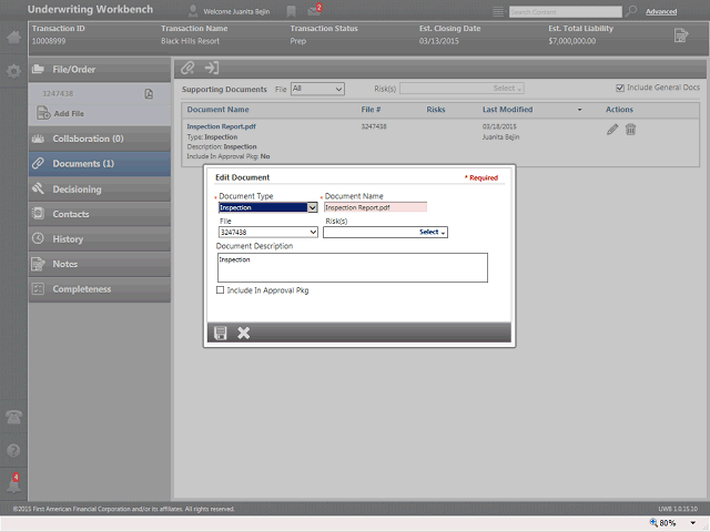 Screen image of this step