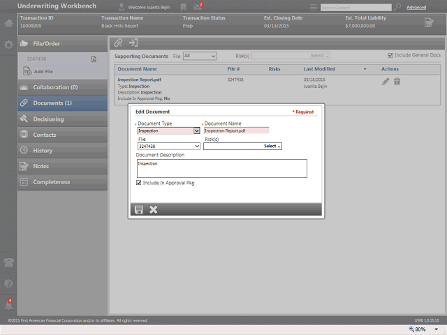 Screen image of this step