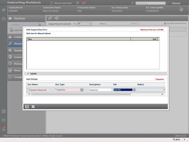 Screen image of this step