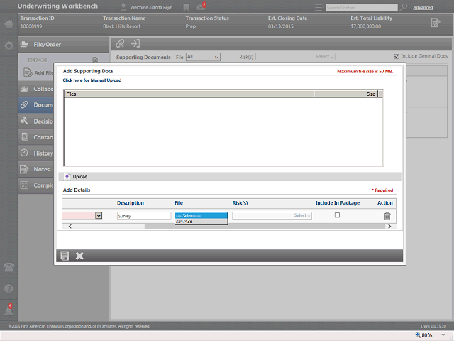 Screen image of this step