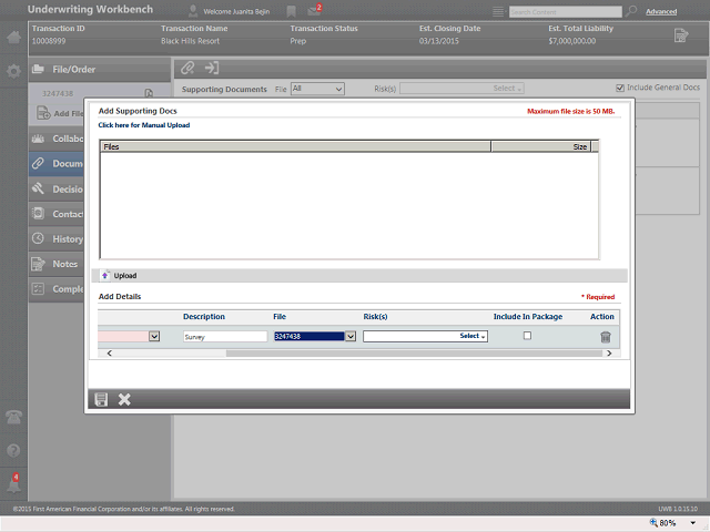 Screen image of this step