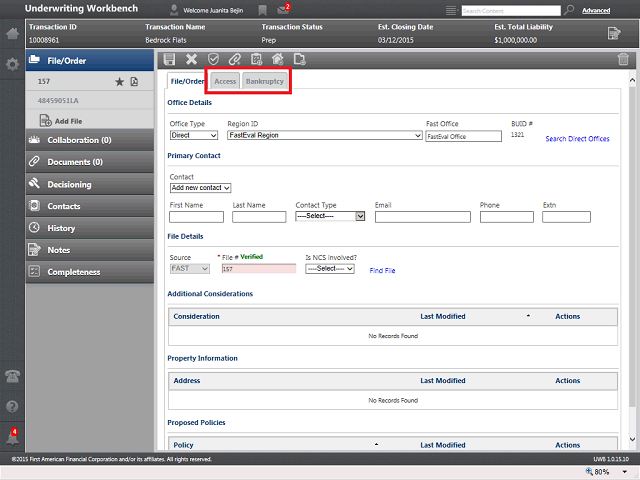 Screen image of this step