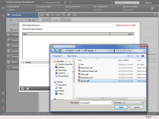 Screen image of this step
