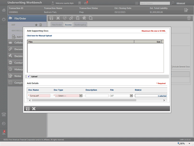 Screen image of this step