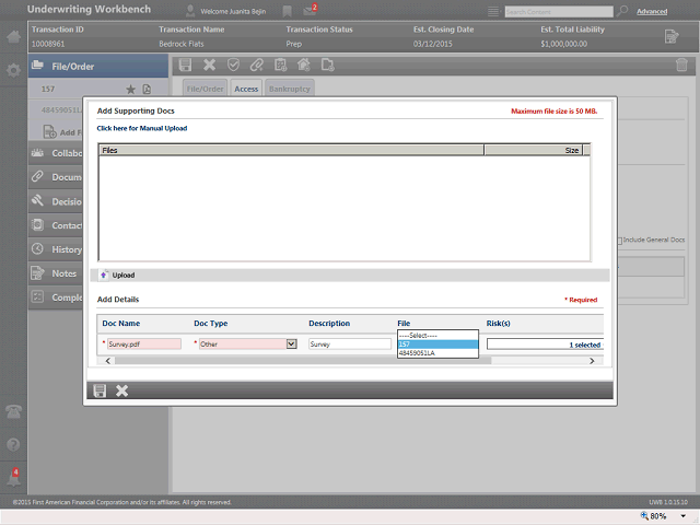 Screen image of this step