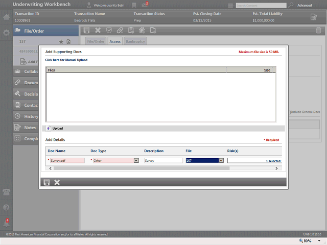 Screen image of this step