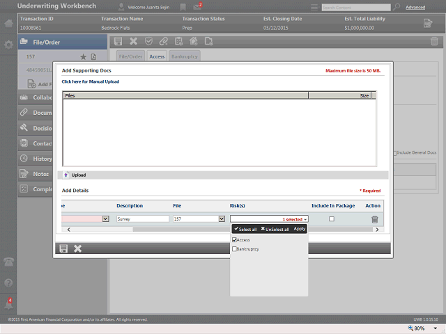 Screen image of this step