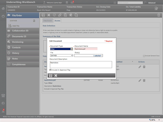 Screen image of this step