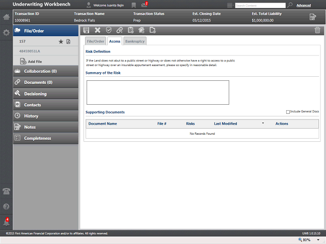 Screen image of this step