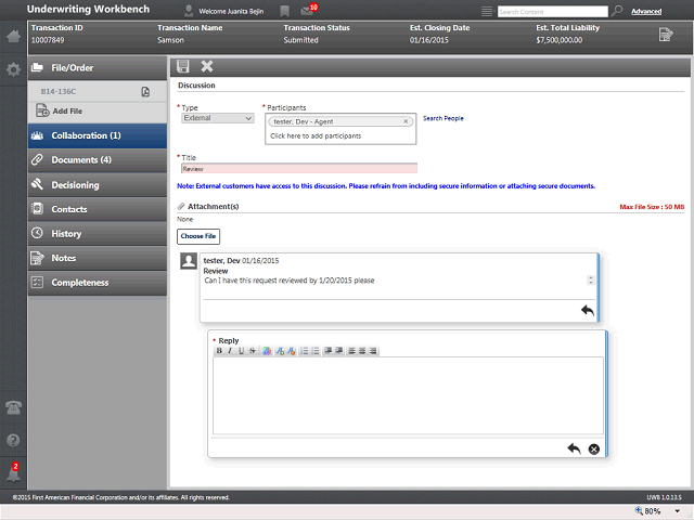 Screen image of this step
