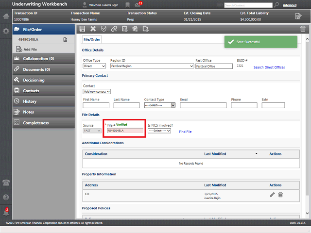 Screen image of this step