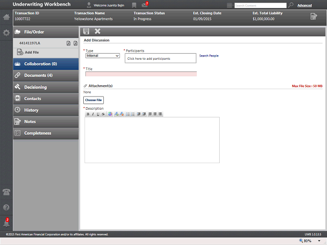 Screen image of this step