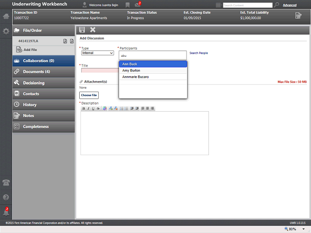 Screen image of this step