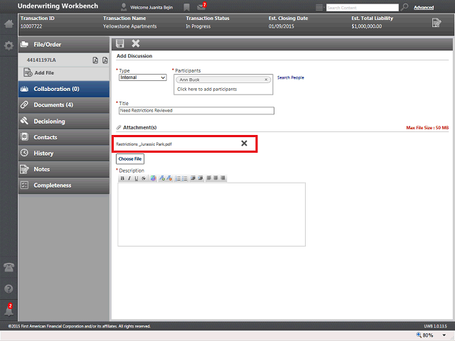 Screen image of this step