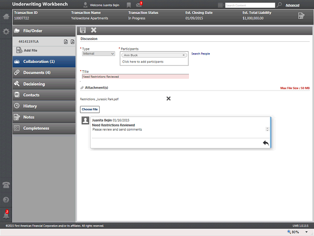 Screen image of this step