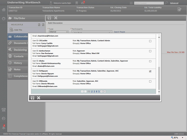 Screen image of this step