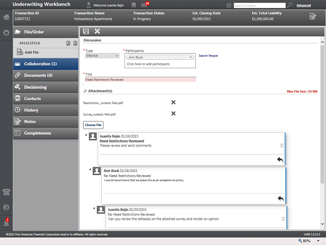Screen image of this step