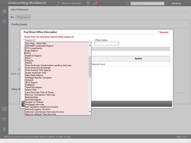 Screen image of this step