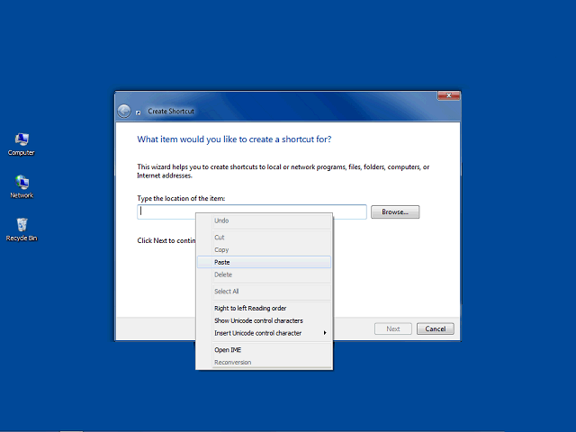 Screen image of this step